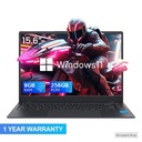 Blueing 15.6" Laptop J4125 8GB+256GB SSD Student Portable Computer