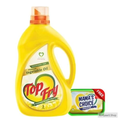 Top Fry Top Fry Vegetable Oil 3L + Free 500g Margarine