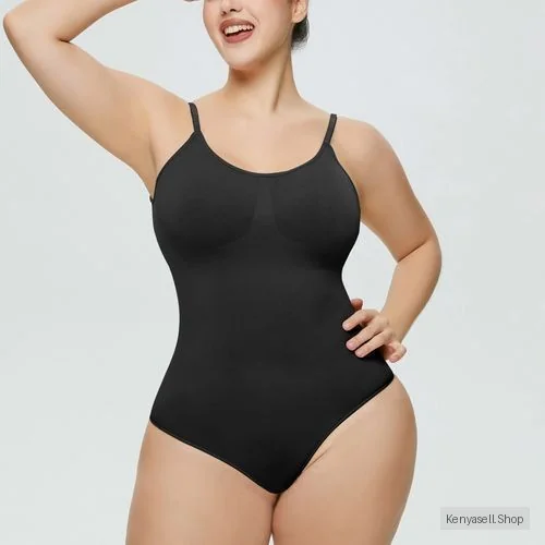Seamless Shapewear Bodysuit Women's Tummy Control Body Shapers Black Comisole