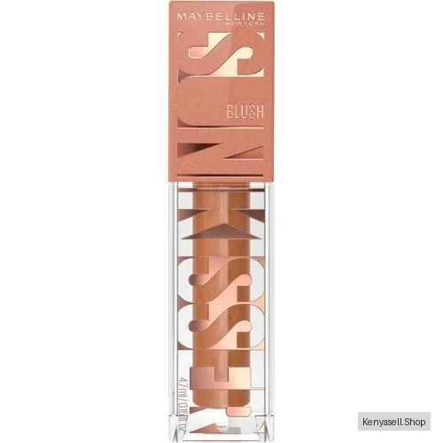 Maybelline Sunkisser Liquid Glow Blush Bronzer - 11 Electric Bronze Blendable, Longwear, Glowy Make Up, With Vitamin E 4ml