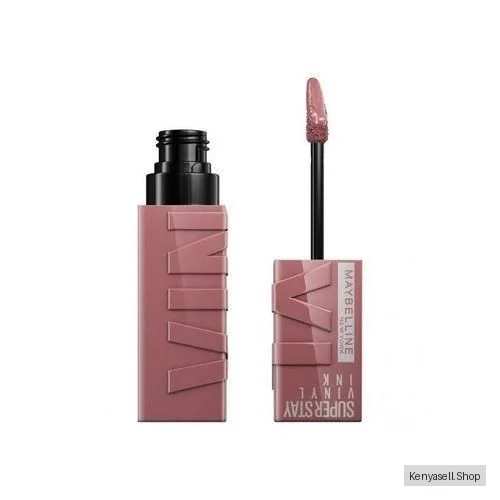 Maybelline Superstay Vinyl Ink Nude Shock Liquid Lipstick, Longwear, Smudge-free, Long Lasting up to 16hr, Highly Pigmented Color, Shine Finish - 110 Awestruck