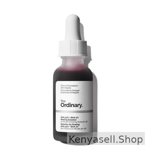 The Ordinary AHA 30% + BHA 2% Peeling Solution An advanced-level exfoliating peel.