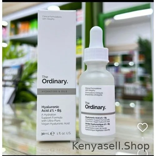 The Ordinary Hyaluronic acid 2% +B5 serum (hydrates the skin)