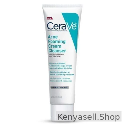 CeraVe Acne Foaming Cream Cleanser Pimples, Breakout, Anti-acne Regimen