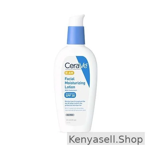 CeraVe AM Facial Moisturizing Lotion With SPF 30 Sunscreen -Non Greasy