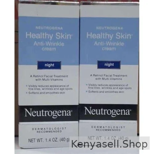 Neutrogena Healthy skin Antiwrinkle Night Cream with Retinol, Hyaluronic Acid, and Vitamin E,