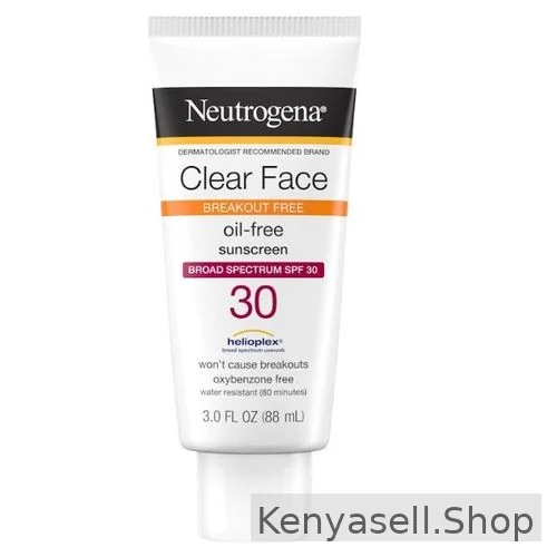 Neutrogena-Clear Face Break-Oil Free Liquid Lotion Sunscreen Broad Spectrum SPF 30, 88ml