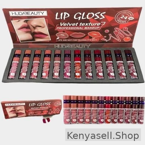 Huda Beauty Lip Gloss Velvet Texture