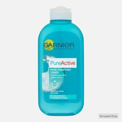 Garnier Pure Active Daily Pore Reducing Toner, Mattifies your skin,tightens pores, Infused with Salicylic acid and Zinc, Suitable for Oily Skin