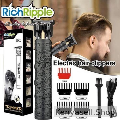RichRipple  Electric Hair Clippers Rechargeable Beard Hair Trimmer Salon Hair Cutting Kit  Vs Limit Comb