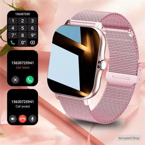 1.99 Inch Ip67 Waterproof Business Steel Strip Full Touch Smart Watch