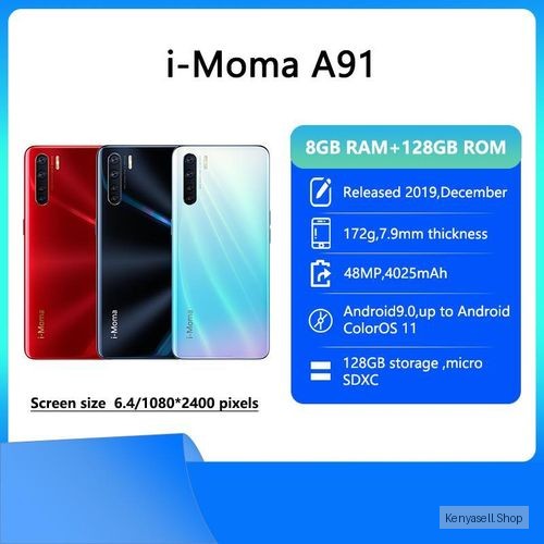 i-Moma OPPO A91 6.4‘ AMOLED 48mp quad camera 8+128GB 4000mAh