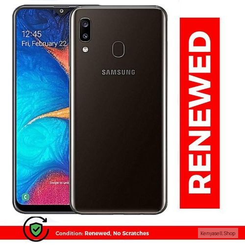 Samsung Galaxy A20 32GB ROM+3GB RAM (6.4'') 4000mAh 13MP +8MP Camera-Smartphone-Black