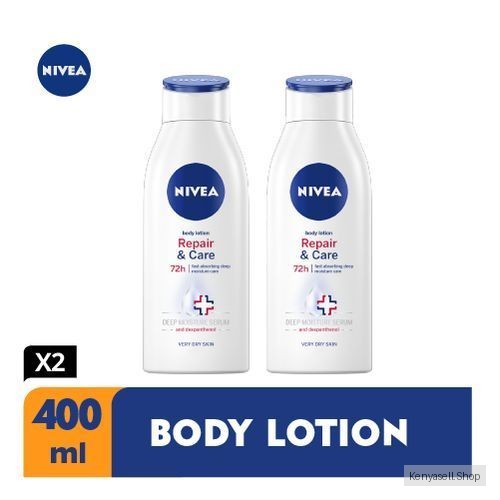 NIVEA Repair & Care Body Lotion For Women - 400ml (Pack Of 2).