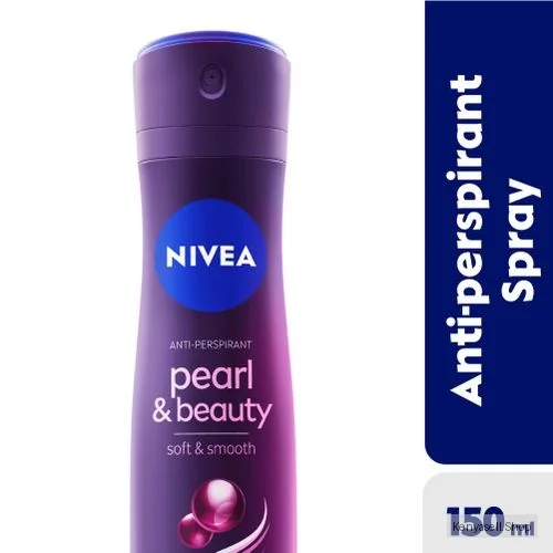 NIVEA Pearl & Beauty Black Pearl Fine Fragrance Anti-Perspirant Spray, 48h - 150ml