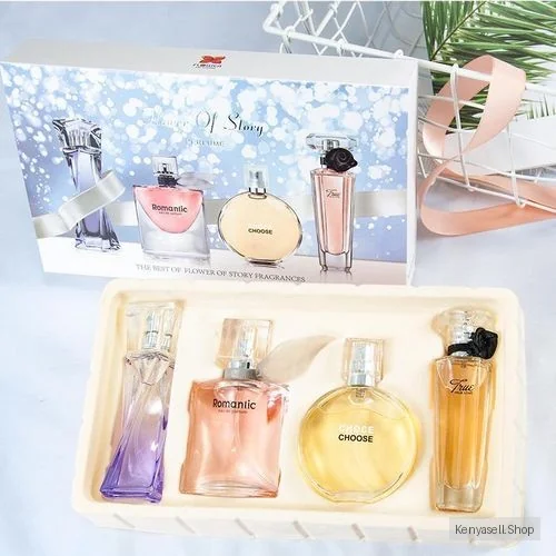 4Pcs/Set Women Perfumes Classic Lasting Ladies Fragrances Gift