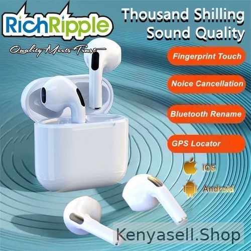 RichRipple Tws Bluetooth Headsets Wireless Pods Pro Earpods Earphones