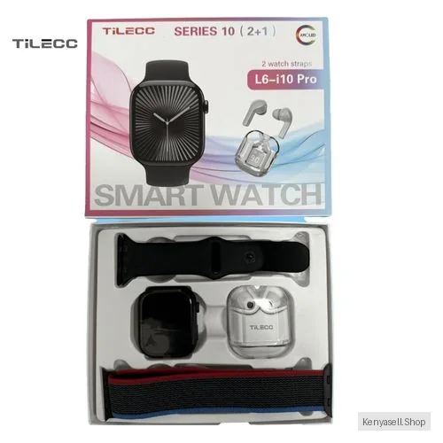 TiLECC Smart Watch 2-in-1 Air31 Transparent Wireless Earphones