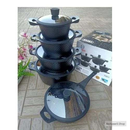 Bosch 11pc Non Stick Granite Cooking Pots/Cook Wear Set with Pan