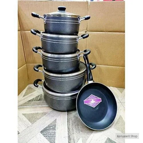 TC 11 Pieces Non Stick Cooking Pots- Sufuria Set-Cook Ware Sets