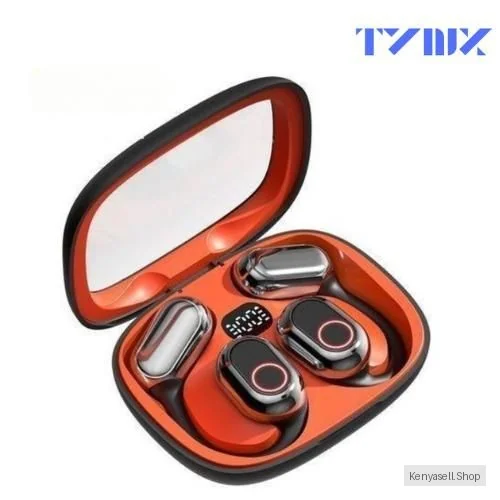 Th25 Ear-hook Wireless Headphones, Bluetooth 5.4, Waterproof, Hifi Stereo Earphones.