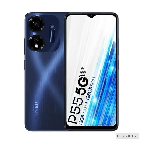 Itel P55 6.6", 128GB + 6GB, (Dual SIM), 5G, 5000mAh - Galaxy Blue (1YR WRTY)