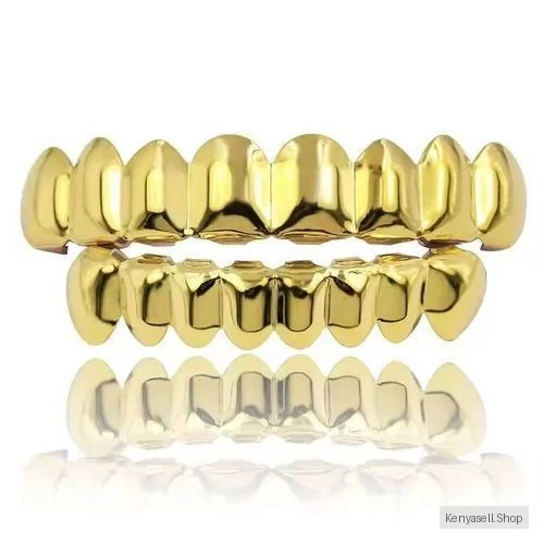 No HIP HOP Teeth Grillz Top & Bottom