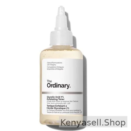 The Ordinary Glycolic Acid 7% Toning Solution Exfoliating Toner That Smooths Skin Texture, Evens Tone, And Enhances Luminosity