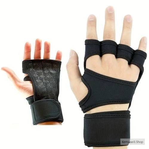 1 Pair Weight Lifting Training Gloves Men Fitness Sports