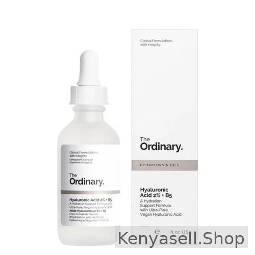 The Ordinary Hyaluronic Acid ORIGINAL 2% + B5 Serum – Deep Hydration, Intense Skin Moisture Booster, Smooths Fine Lines, Plumps Skin, Improves Elasticity, Lightweight Anti-Aging Face Serum - 30ml