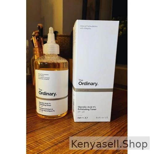 The Ordinary Glycolic Acid 7% Toning Solution –Exfoliating Toner for Glowing Skin, Minimizes Pores, Evens Tone, Anti-Acne