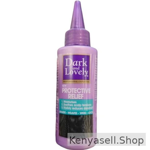 Dark And Lovely Protective Relief For Braids, Weaves, Wigs & Locs, Moisturises, Soothes Scalp Tensions & Visibly Reduces Dandruff