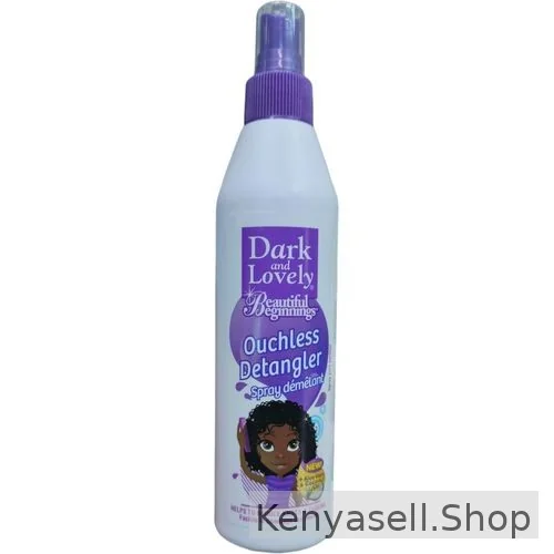 Dark And Lovely Beautiful Beginnings Ouchless Detangler Spray Demelant Helps To Reduce Knots & Tugging
