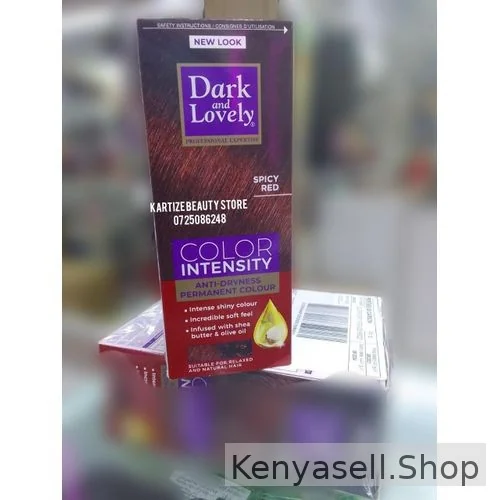 Dark And Lovely New Look Color Intensity Super Spicy Red- 100ml