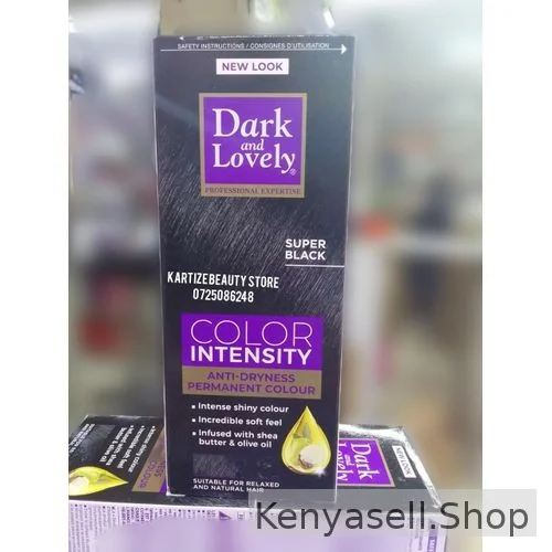 Dark And Lovely New look color intensity super black 100ml