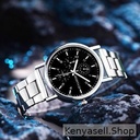 Men Casual Quartz Watch Stainless Steel Strap