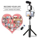 Standing Remote Control Selfie Stick Wireless Folding Tripod