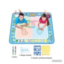 Extra Large Aqua Magic Doodle Mat 100cm80cm – Educational Water Drawing Mat For Kids – Fruit Alphabet Theme With 2 Pens & Templates – Mess-Free Coloring For Boys & Girls Ages 3-8