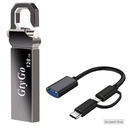 GtyGo 128 GB OTG Usb Flash Drive USB3.0  Adapter Type C 3 Units In 1 Set