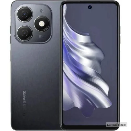 Tecno Spark 40 6.67'', 256GB ROM + 8GB RAM (+8GB Extended) (Dual Sim), 5200mAh - Ink Black (1YR WRTY)
