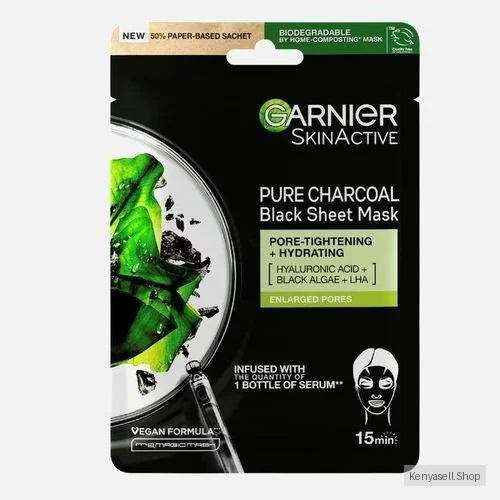 Garnier Skin Active Pure Charcoal Black Tissue Face Mask
