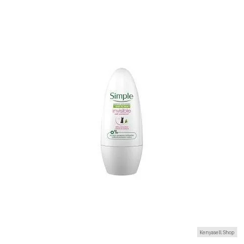 Simple Invisible Antiperspirant Roll On 45ml