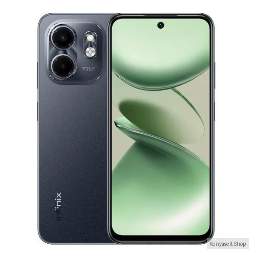 Infinix Smart 9, 6.7", 128GB + 4GB RAM (Dual SIM), 5000mAh, Metallic Black (1YR WRTY)