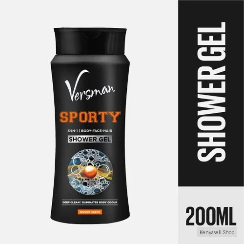 VERSMAN Versman Sporty 3-in-1 Body Face & Hair Shower Gel 200ml