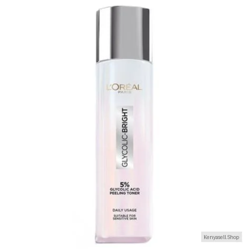 L'Oréal Paris Glyco - Bright Peeling Water Toner, 5% Glycolic Acid, Refreshes skin, Suitable for all skin types, 128ml