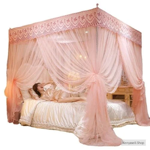 Purple Lace Princess Palace Mosquito Net  (Frame Not Included)