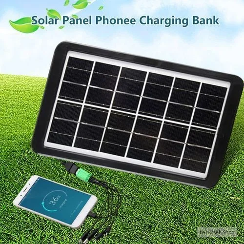 6V 4.5W Smart Rechargeable Solar Panel With USB Charge For Phone Charging