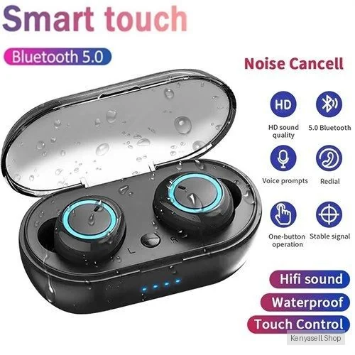 Bluetooth Headsets & Earphones Fingerprint Control Earpôds